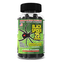 Black Spider 100 caps. Cloma Pharma