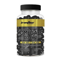 Omega 3 D3 + K2 90 cap. IronFlex