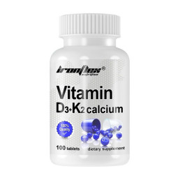 Vitamin D3 + K2 Calcium 100 tab. IronFlex