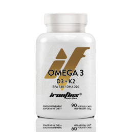 Omega 3 D3 + K2 90 cap. IronFlex