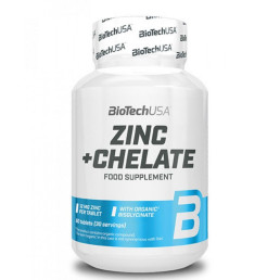 Zinc+Chelate 60 tab. Biotech USA