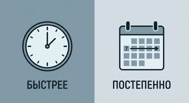 Визуальное сравнение скорости насыщения мышц креатином при загрузке и без нее | SportMenu.com.ua